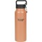 Healthy Human Stainless Steel Water Bottle | Double Walled Vacuum Insulated Water Thermos for Adults | Eco-Friendly Travel Bottles with Leak Proof Lid (Peach, 21 oz/ 621 ML)